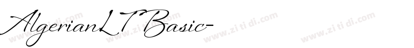 AlgerianLT Basic字体转换